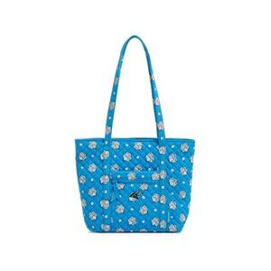 NFL Small Vera Tote Bag Carolina Panthers Blue Silver Bandana NEW